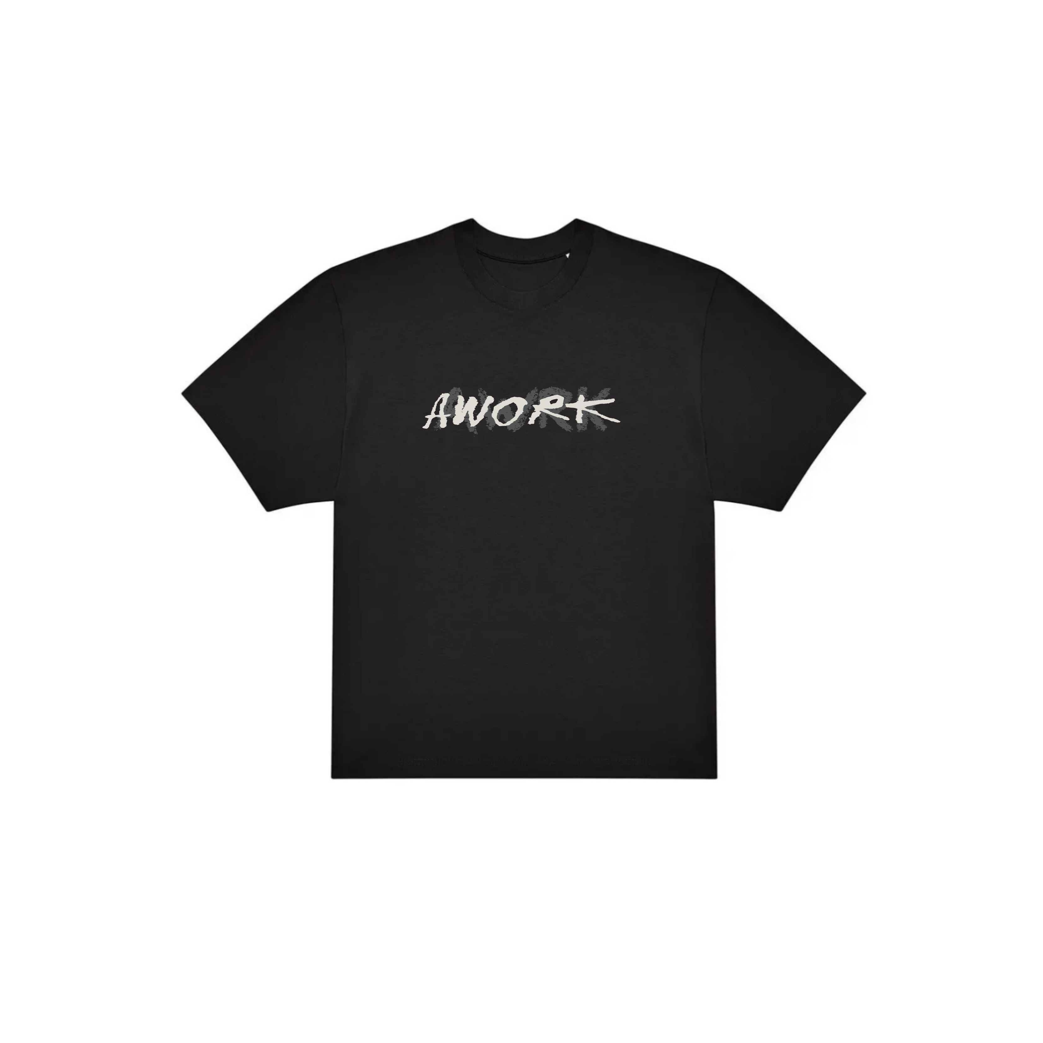 No Words front AWORK hand-painted